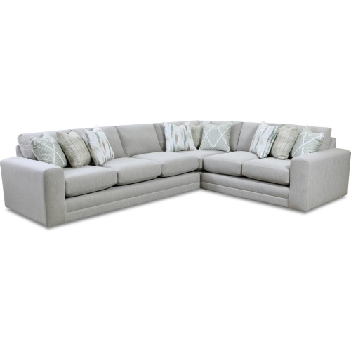 Sectional Sofa in Charlotte Cremini Fabric